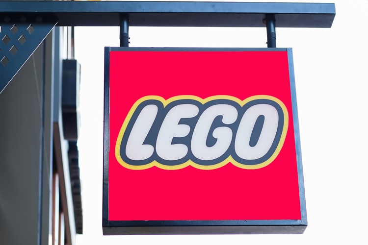 LEGO store sign