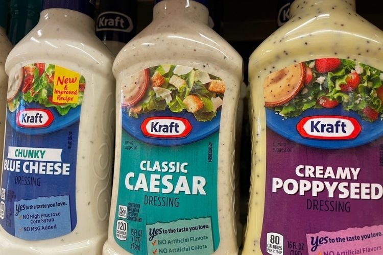 Kraft Classic Caesar Salad Dressing (16 fl oz Bottles, Pack of 6)